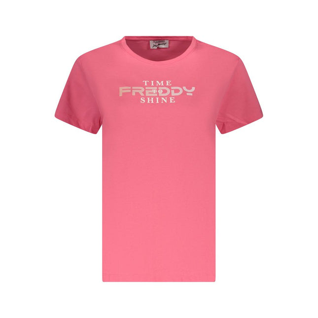 Freddy Pink Cotton Women's T-Shirt