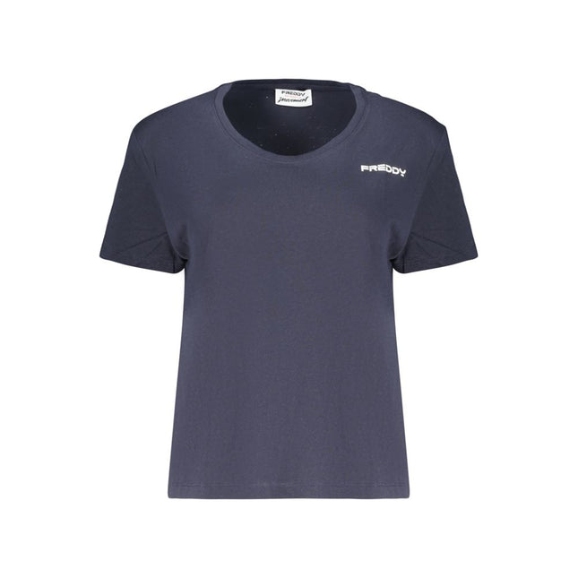 Freddy Blue Cotton Women's T-Shirt