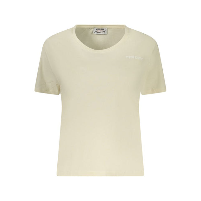 Freddy Beige Cotton Women's T-Shirt