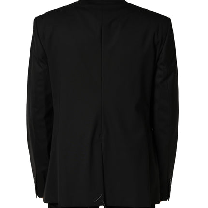 Dolce & Gabbana Black Single Breasted 2 Button Suit Jacket