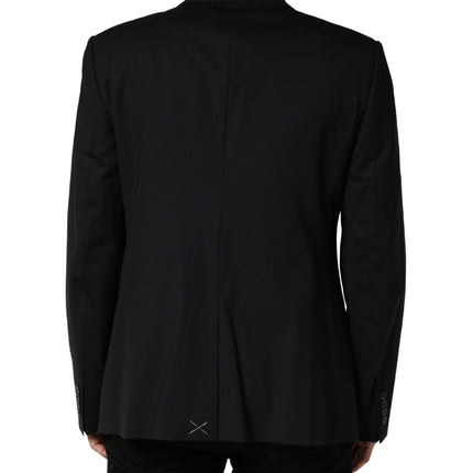 Dolce & Gabbana Blue Single Breasted 2 Button Suit Jacket