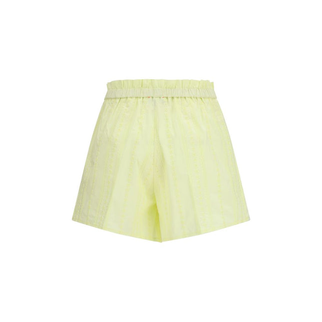 Forte_Forte Bicolor Cotton Bermuda Shorts