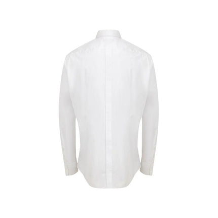 Dolce & Gabbana White Cotton Dress Shirt