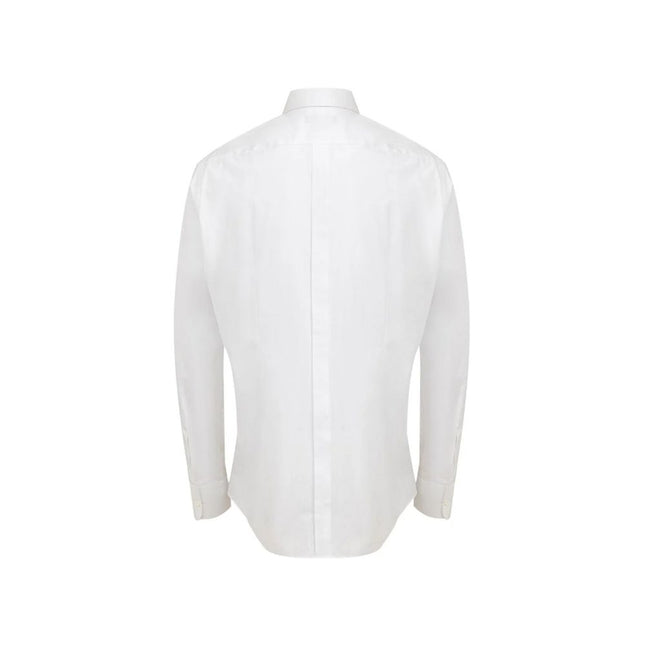 Dolce & Gabbana White Cotton Dress Shirt
