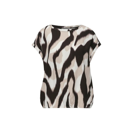 Street One Brown Viscose Blouse