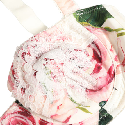 Dolce & Gabbana Multicolor Floral Semi-Pad Underwire Underwear