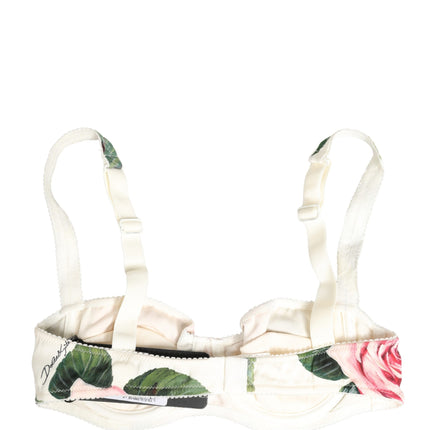 Dolce & Gabbana Multicolor Floral Semi-Pad Underwire Underwear