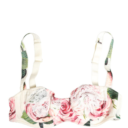 Dolce & Gabbana Multicolor Floral Semi-Pad Underwire Underwear