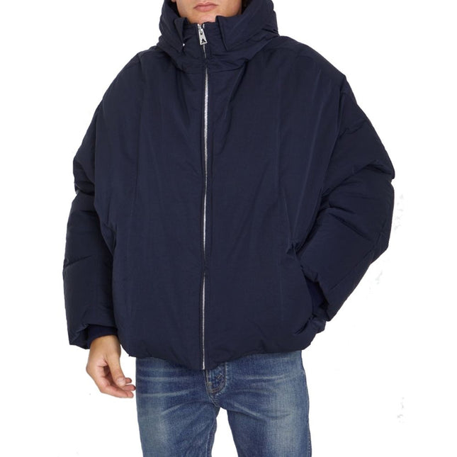 Bottega Veneta Blue Polyamide Full-Length Jacket