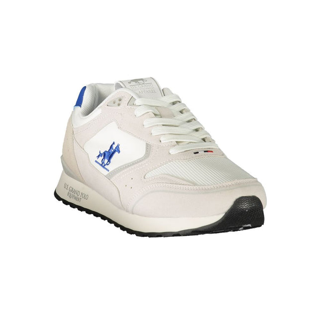 U.S. Grand White Polyester Men's Sneaker