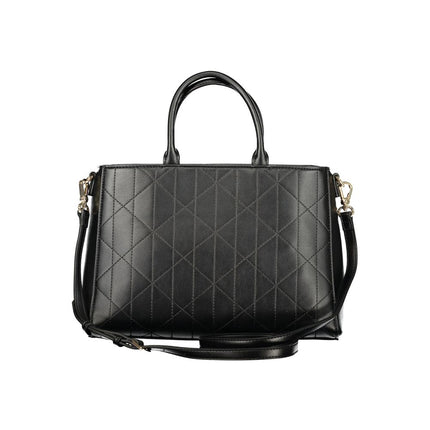 Mario Valentino Black Polyurethane Women's Bag