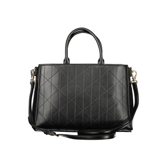 Mario Valentino Black Polyurethane Women's Bag