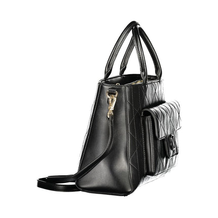 Mario Valentino Black Polyurethane Women's Bag