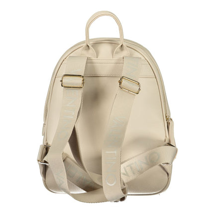Mario Valentino Beige Polyurethane Women's Backpack