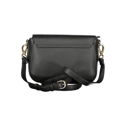 Mario Valentino Black Polyurethane Women's Bag