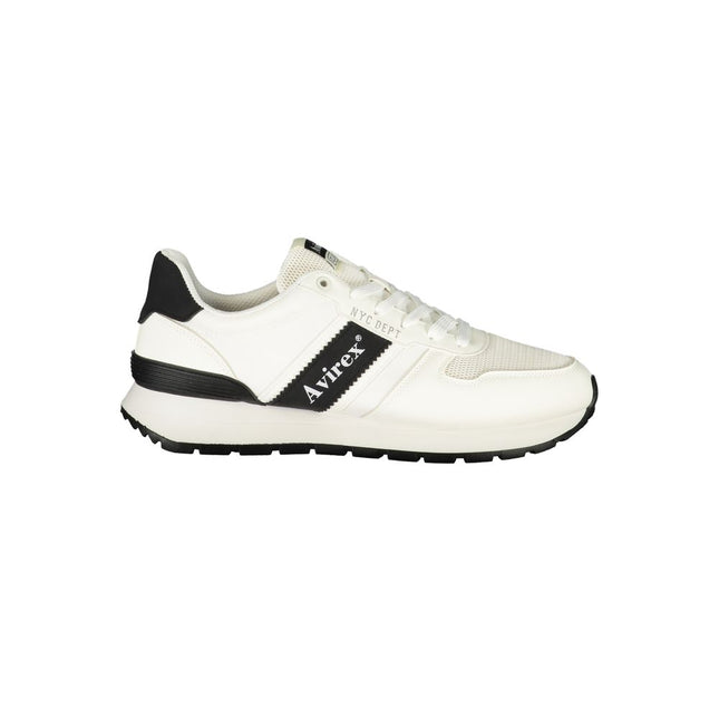 Avirex White Polyurethane Men's Sneaker
