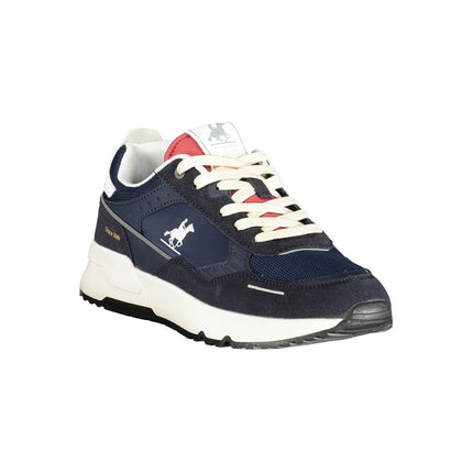 U.S. Grand Blue Polyester Men's Sneaker