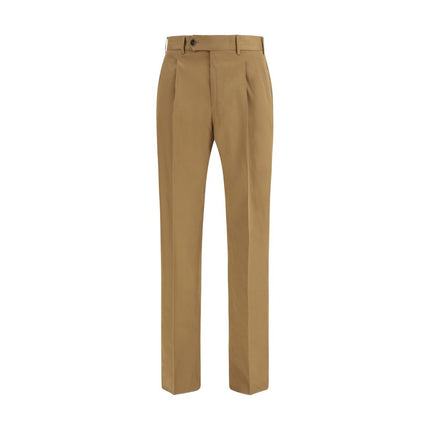 PT Torino Brown Cotton Casual Pants