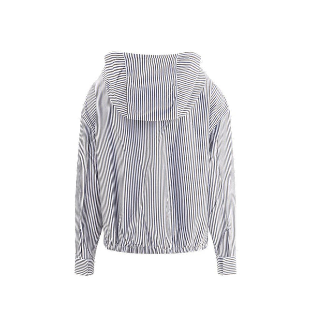 Prada Blue Polyamide Bomber