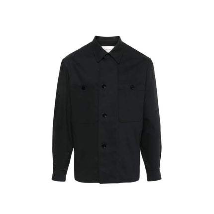 Lemaire Black Virgin Wool Coat
