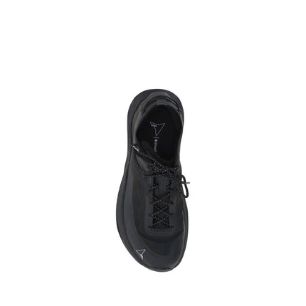 ROA Black Polyester Athletic Sneakers