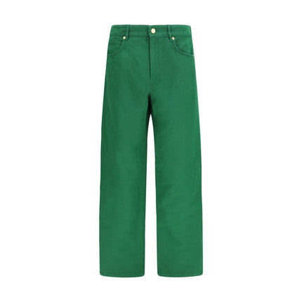 'S Max Mara Bicolor Cotton Casual Pants