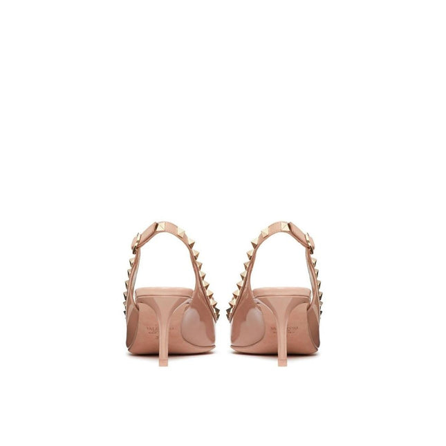 Valentino Garavani Beige Calfskin High Heel Pumps