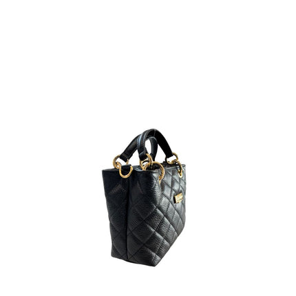 Baldinini Trend Black Leather Women Handbag