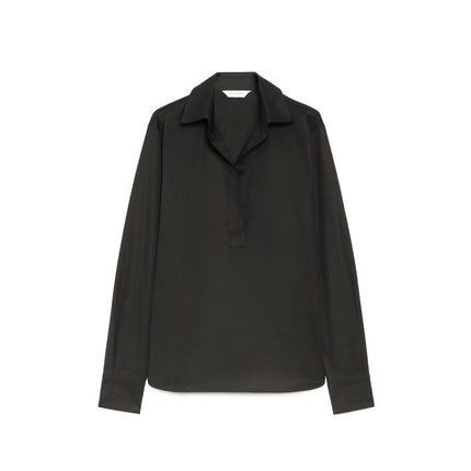 Max Mara Black Cotton Shirt