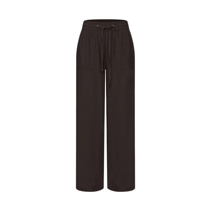 Street One Brown Viscose Casual Pants