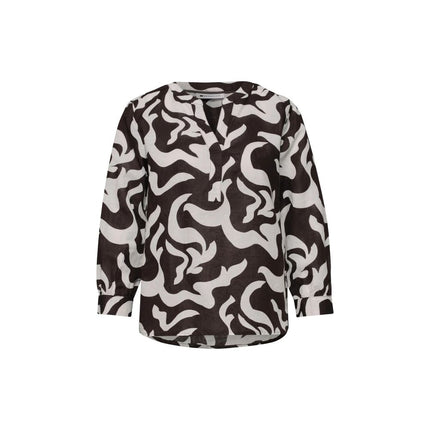 Street One Brown Linen Blouse