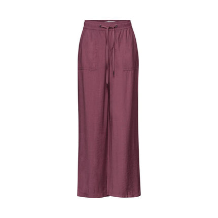 Street One Pink Viscose Casual Pants