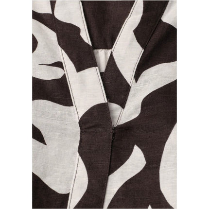 Street One Brown Linen Blouse
