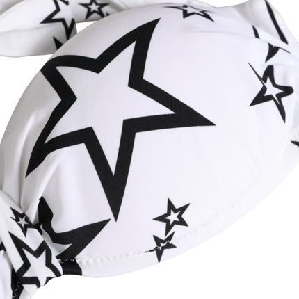 Dolce & Gabbana White Millennials Star Padded Bandeau Underwear