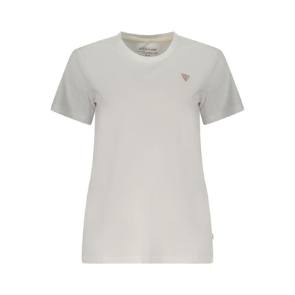 Guess Jeans White Cotton Women T-Shirt