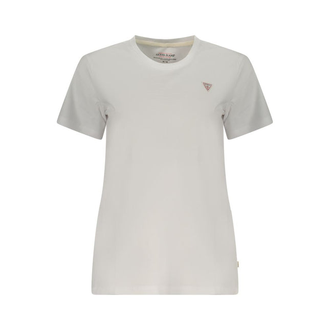 Guess Jeans White Cotton Women T-Shirt