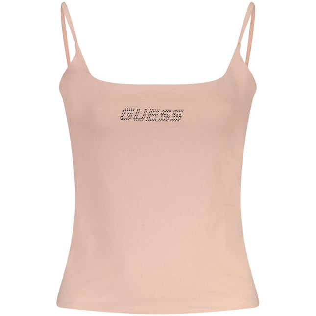 Guess Jeans Pink Cotton Women's Tank