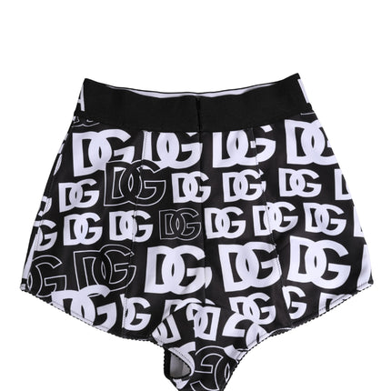 Dolce & Gabbana Black White DG Logo Waistband Girdle Underwear
