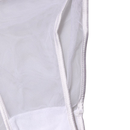 Dolce & Gabbana White Sheer Silk Stretch High Brief Underwear