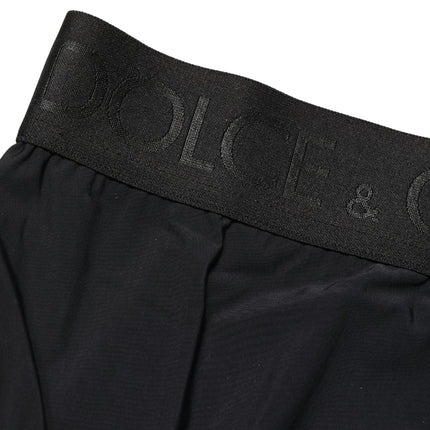 Dolce & Gabbana Black Logo Waistband High Brief Underwear