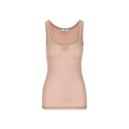 Prada Multicolor Silk Tank Tops