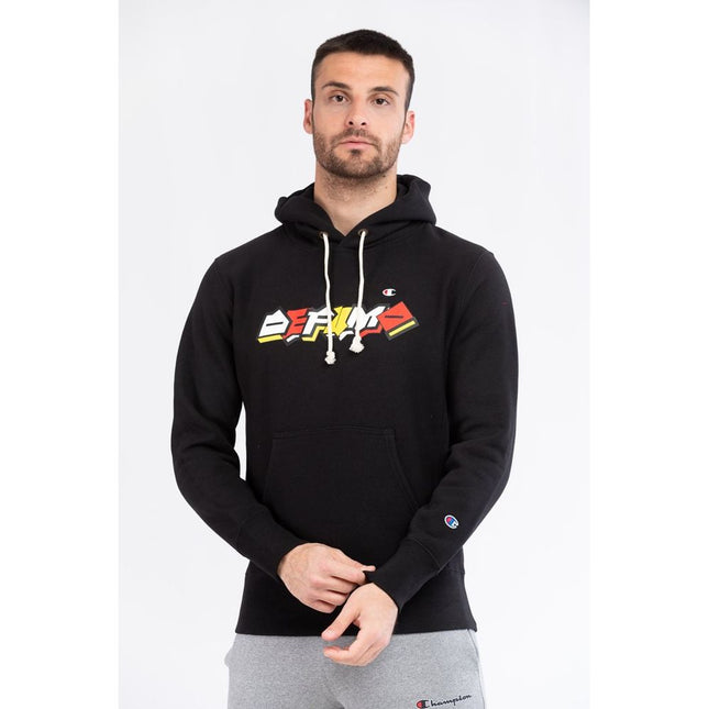 Champion Black Cotton Sweatshirt