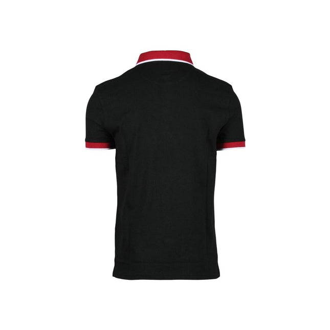 North Sails Black Cotton Polo Shirt