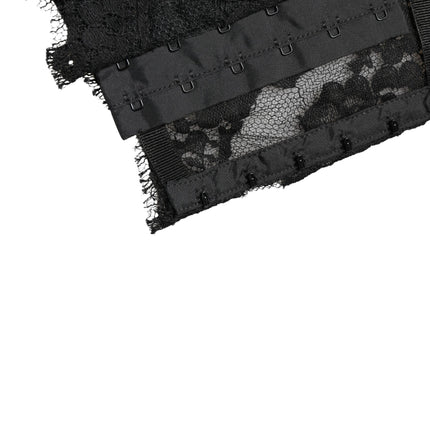 Dolce & Gabbana Black Lace Bandeau Bra Tube Top Underwear