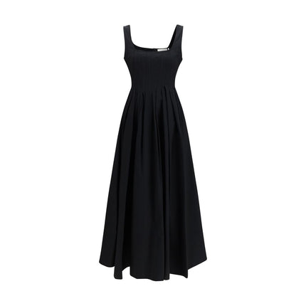 Max Mara Black Cotton Casual Dress