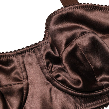 Dolce & Gabbana Brown Semi-Pad Underwire Balconette Underwear