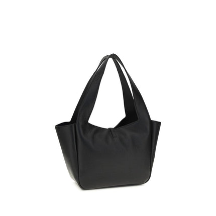 Saint Laurent Black Other Fibres Shoulder Bag