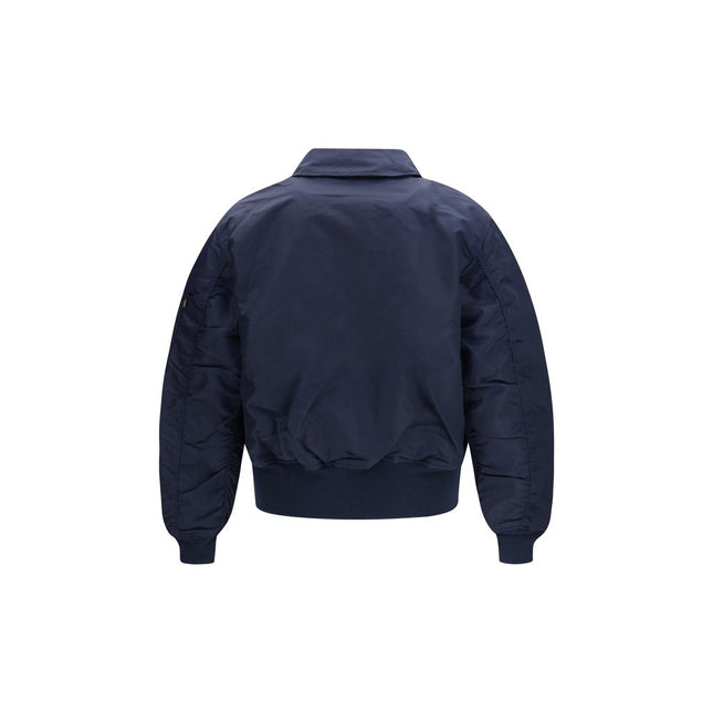 GR10K Blue Nylon Bomber