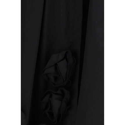 Ella Black Cotton Casual Dress