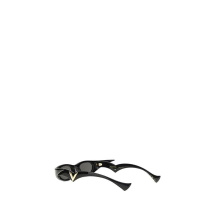 Valentino Garavani Black Acetate Sunglasses